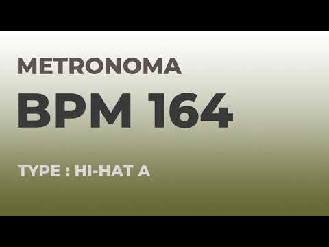 메트로놈 | BPM 164 | Metronome | Type : Hi-Hat A