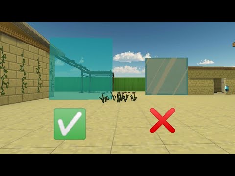 ▓как сделать стекло в чикен ган