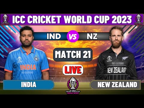 Live: IND Vs NZ , ICC World Cup 2023 | Live Match Center | India Vs New Zealand | 2nd Inning