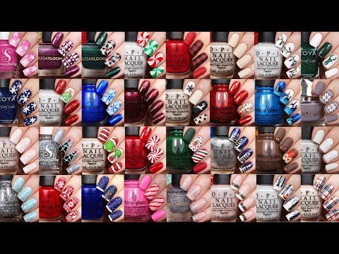 40 Easy Christmas Nail Art Ideas | 40 Fall and Winter...