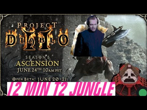 Project Diablo 2: Season 5 Beta ASCENSION Budget Dark Pact Necromancer