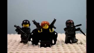 LEGO Stop Motion Bank Robbery Part 1