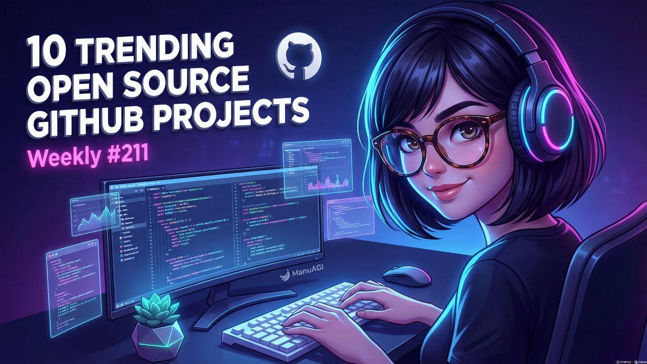 Top New Open-Source GitHub Projects This Week: AI Agents, Web Tools & Dev Kits #211