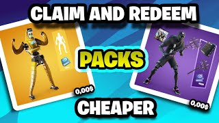 How to Claim and Redeem fortnite packs......
