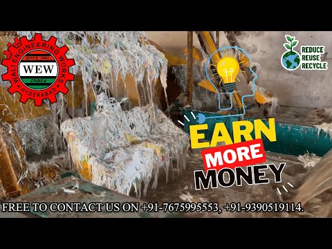 Hdpe ld pp rafia plastic waste washing plant, production cap...