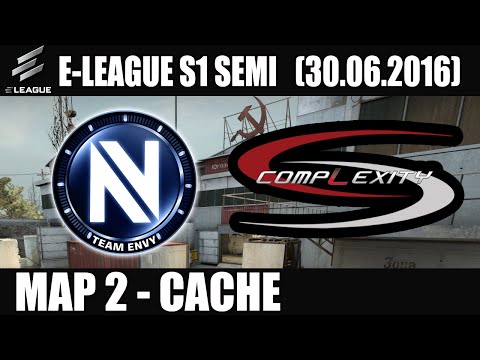 Team EnVyUs vs CompLexity | Semi Final Map 2 (Cache) E-LEAGUE Group F (30.06.2016) [CSGO]
