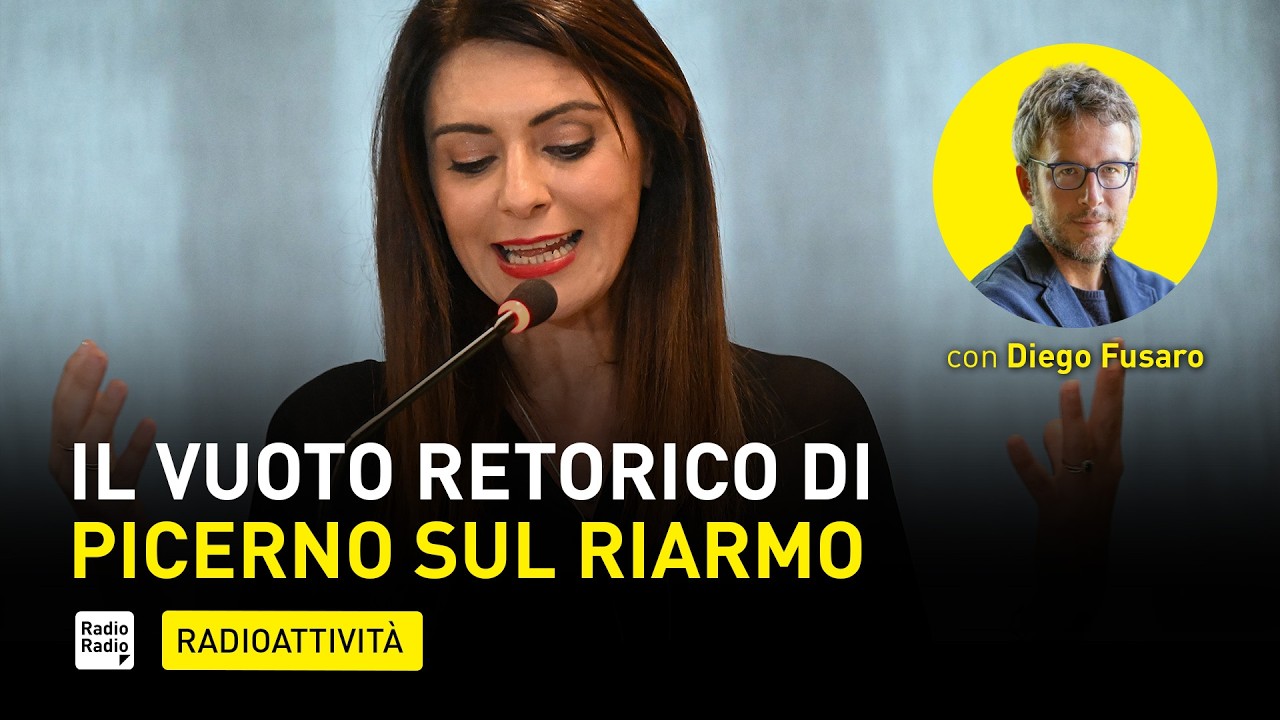 "CURARE IL DIABETE CON LO ZUCCHERO": COSÌ PICERNO SPIEGA IL RIARMO EUROPEO
