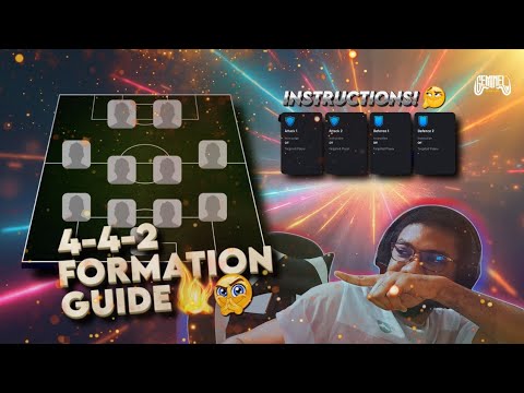 4-4-2 FORMATION GUIDE [ THE MOST BALANCED FORMATION] 🔥👌✅️