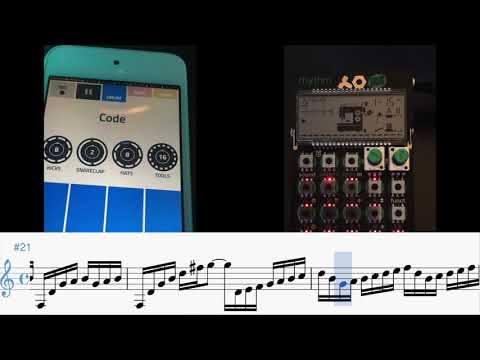 Bach Cello Suite No.1 /// PO-12 Rhythm /// Propellerhead Figure