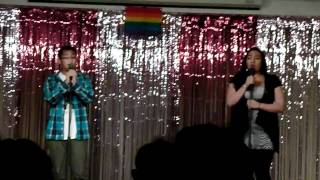 The Q Factor -Zaira & Dominic"If I Die Young" 4/28/12-- LGBTQ Youth Variety Show