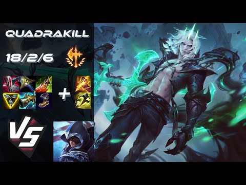 JUNGLE Viego vs Talon [QUADRAKILL] - EU Challenger Patch 25.S2.8