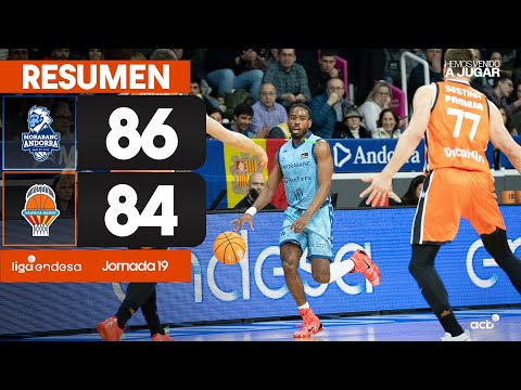 MoraBanc Andorra - Valencia Basket (86-84) GAME HIGHLIGHTS | Liga Endesa 2024-25