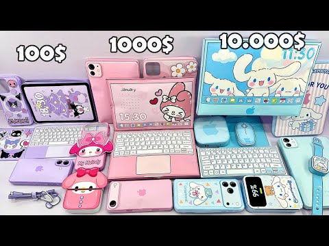 (🍎Paper DIY🍎) Apple Blind Bags X Kuromi , Melody, Cinnamoroll | Iphone, Macbook, IPad, Imac | ASMR