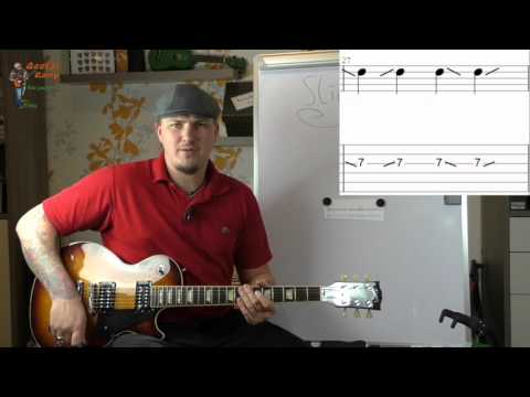 E Gitarre lernen #34 Spieltechniken #5 Die Slides