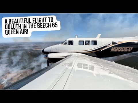 A Beautiful Flight in the Beech 65 Queen Air