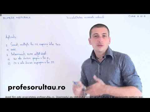exemple multiplu numere naturale - profesorultau.ro