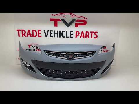 Fits Vauxhall Astra J 5Dr 2012-2015 Front Bumper Primed With Grilles Without PDC Or Washer Holes video