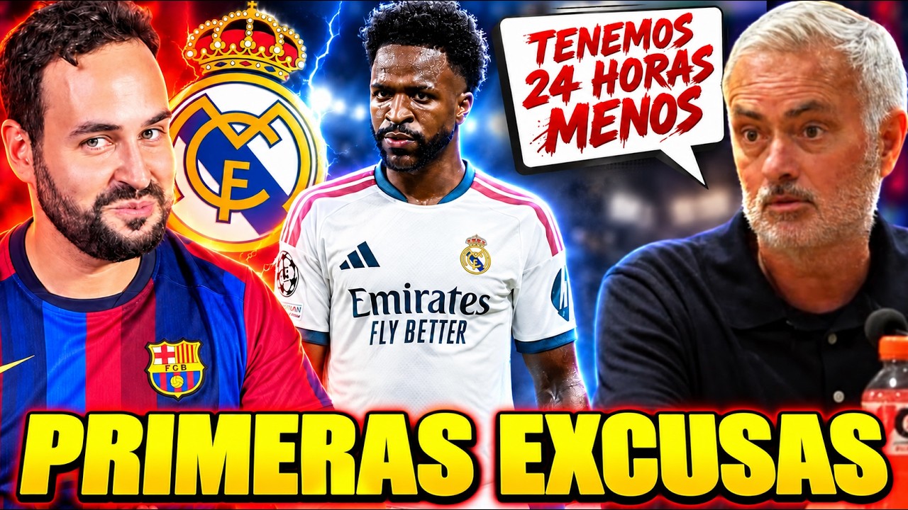 🚨¡YA EMPIEZAN LAS EXCUSAS! MOURINHO habla del CLÁSICO y VINICIUS está TOCADO 😳