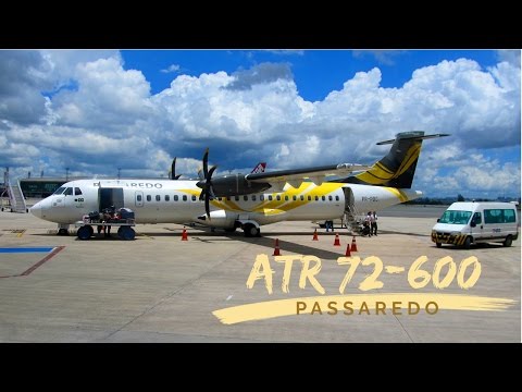 Avião ATR 72-600 Passaredo - Voo Brasília - Ribeirão Preto Video