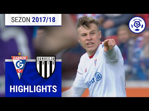Górnik Zabrze - Sandecja Nowy Sącz 2:2 | SKRÓT | Ekstraklasa 2017/18 | 29. Kolejka