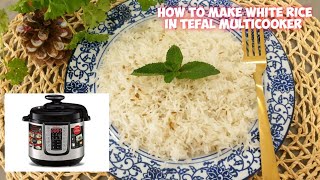 How To Make White (Basmati) Rice In Tefal Multicooker CY505E40 All-In-One - Instant Pot