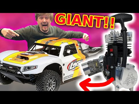 GIANT RC Car gets MASSIVE Race Engine (6x power)