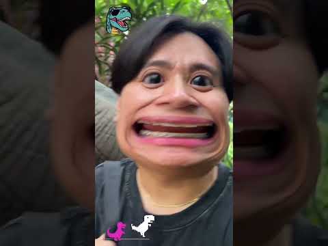 Trip to Dino Island🦖😱🤗 #BiboyBecky #BiboyAndBecky #shorts #skits #funny #comedy