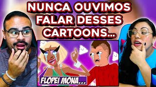 REACT Vício Nerd | Desenhos RUINS que FRACASSARAM! (Parte 1) 💩👎