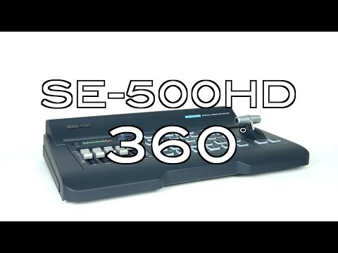 【360 Product Video】SE-500HD HD/SD 4-Channel Digital Video Switcher|Datavideo