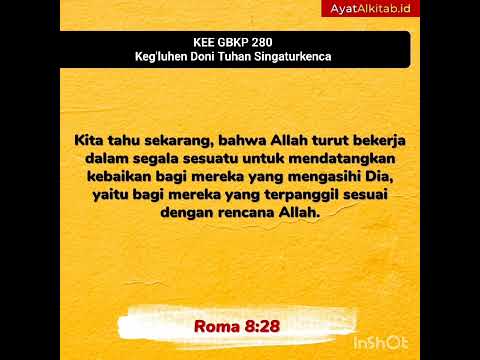 KEE GBKP @KEEGBKP-hymn @moderamengbkp1014  280 Keg'luhen Doni Tuhan Singaturkenca