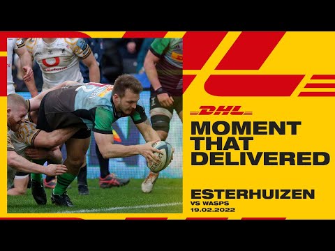 DHL Moment That Delivered - Andre Esterhuizen, Harlequins v Wasps