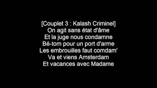 Kalash Criminel  Mélanger ft. KeBlack LYRICS