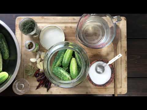 Israeli Pickles - How to Make Lacto Fermented Cucumbers... This is so easy!