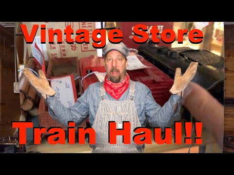Spring 2023 Vintage Store Train Finds.  Awesome Stuff!!