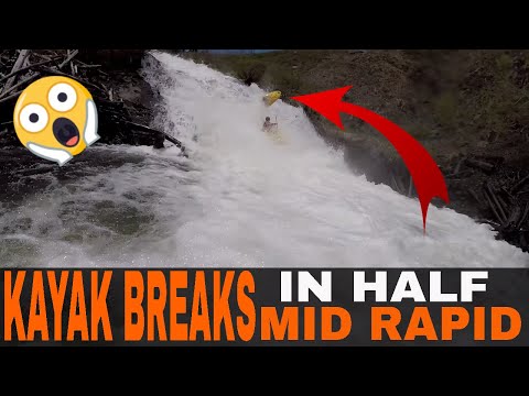 Kayak Explodes Avalanche Falls