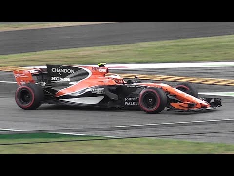 F1 2017 Monza Italian GP: Friday Free Practices - CRAZY Cornering Speed, Sparks & Sounds!