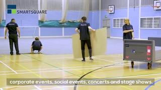 Sports Hall Floor Protection - Smart Square