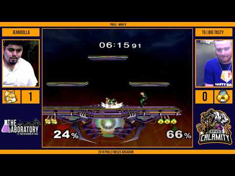 2019 Philly Melee Arcadian @ The Lab - Jeandolla (Fox) vs TG|Big Tasty (Sheik) - Pools - Wave B - Me