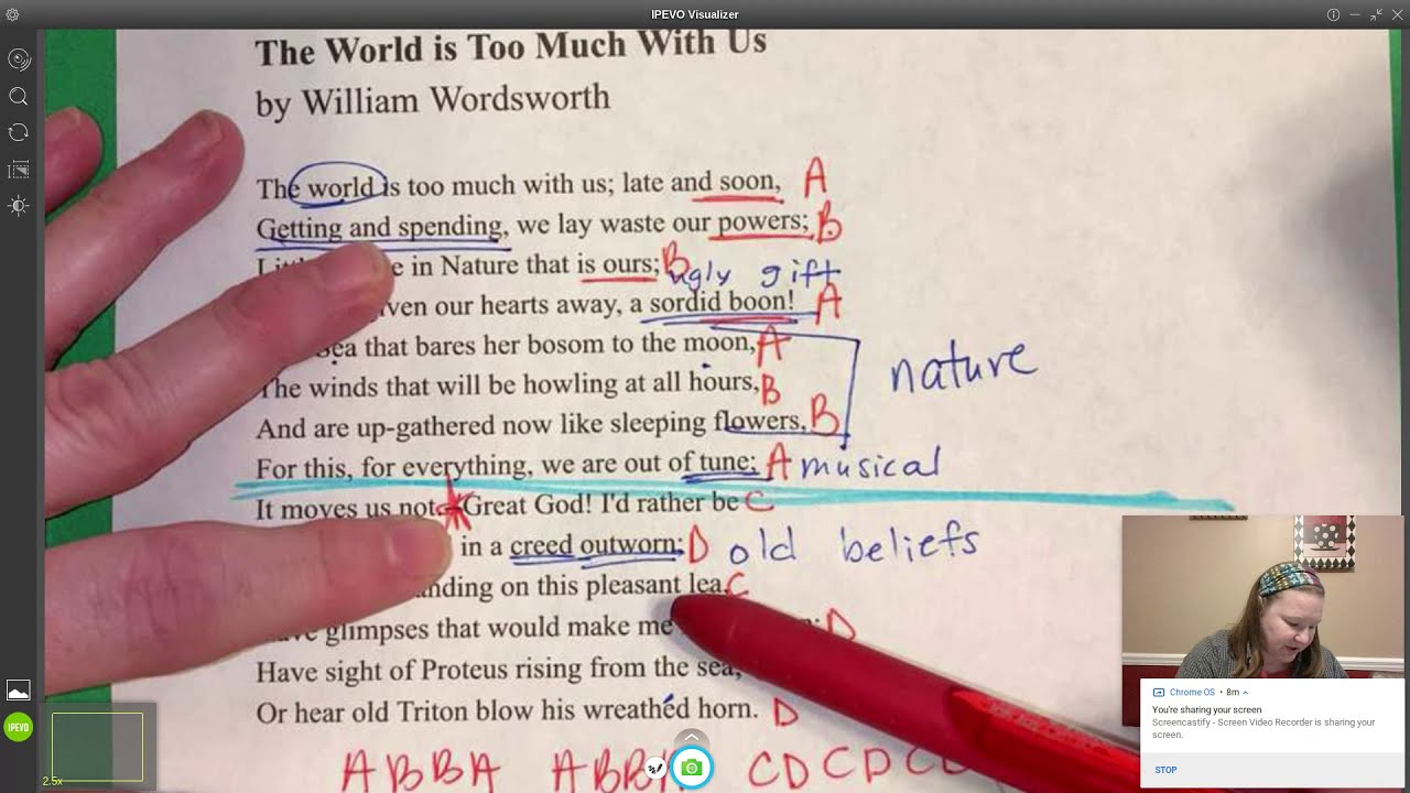 Understanding "The World is Too Much With Us," by William Wordsworth