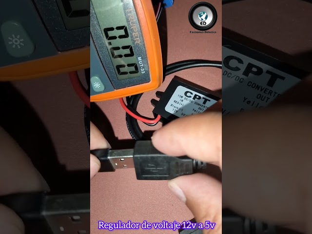 Vídeo relacionado con DC-DC Convertidor Reductor de Voltaje 12V a 5V, 12W 3A Regulador Voltaje