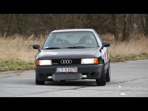 Szymon Kowalski/Mariusz Wojciechowski, Audi 80 - 45 Rajd Monte Karlino - 24.03.2019