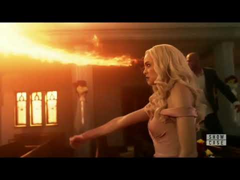 DCTV Crisis On Earth-X Church Battle Scene- Wally and Kara show off some new moves