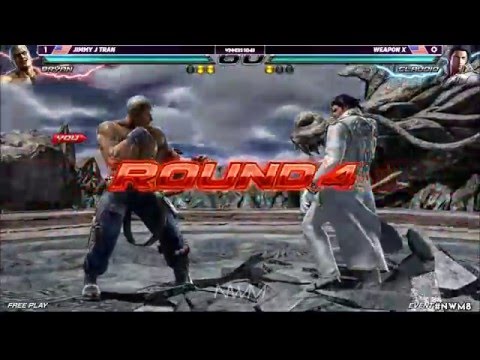 TEKKEN 7: Jimmy J Tran VS. Weapon X | Winner's SEMI-FINALS Top 8 | Northwest Majors 2016
