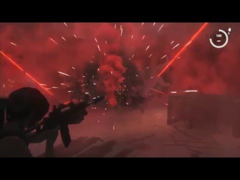 Rise of the Tomb Raider - "Red smoke on the ice" boss fight (SURVIVAL - NO POISON ARROWS)