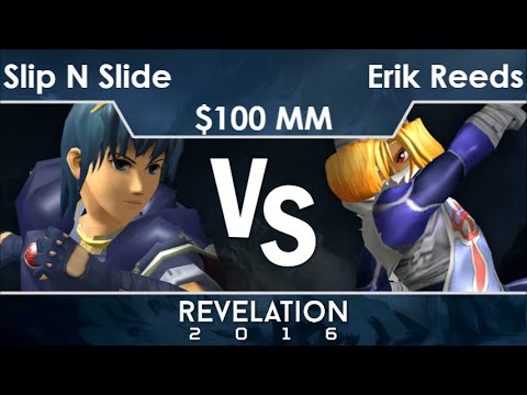 Rev2016  - Slip-N-Slide (Marth) vs GG Denny's | Erik Reeds (Sheik) $100 MM - Melee