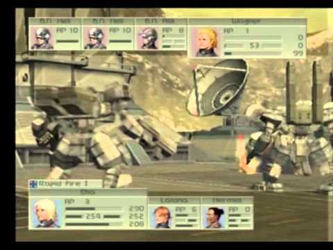 Front Mission 4 Walkthrough 17 - Mission 07 Blauer Nebel Base Part 2