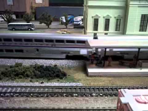 California Zephyr at Union Station Pt 11 Lake Shore model railroad