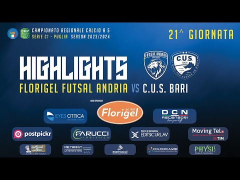 𝗛𝗶𝗴𝗵𝗹𝗶𝗴𝗵𝘁𝘀 - Florigel Futsal Andria - C.U.S. Bari
