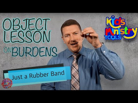 Sunday school object lesson on - Burdens - Casting all your Care