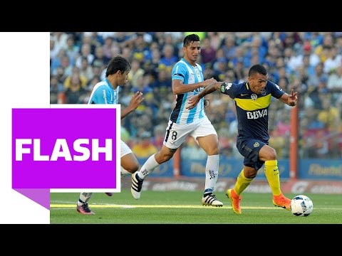 Boca Juniors - Racing Club 4:2 / Carlos Tevez sorgt mit Haken-Tänzchen für die Entscheidung